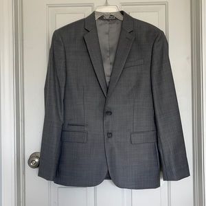 Express fitted photographer blazer 40 gray